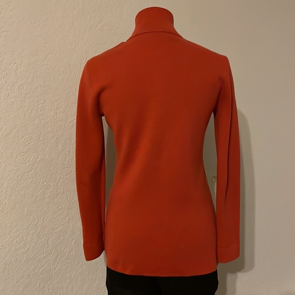 J. Crew orange blazer jacket. Size XS - Picture 4 of 6